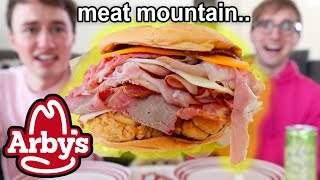 WEIRD MENU ITEM Arbys Meat Mountain [upl. by Higginbotham232]