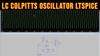 LC Colpitts Oscillator LTSPICE [upl. by Attenaz]