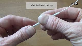 Optical Fiber How to Install Splice Protection Sleeve [upl. by Annocahs614]