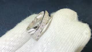 Etincelle de Cartier ring white gold diamondcartier tiktok ring peppa adult lovely [upl. by Icnan430]