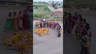 Bathukamma celebracations on my villege lingapoor kamareddy [upl. by Meredeth]