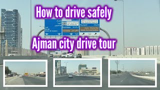 Discover the Beauty of Ajman City in Stunning 4K  Virtual Drive Tour [upl. by Kristi]