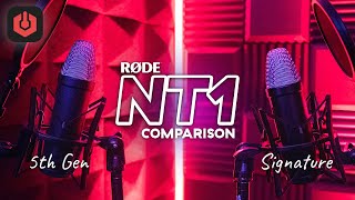 Which RODE NT1 should you BUY  NT1 Signature Series vs NT1 5th Generation Comparison [upl. by Kingsley]