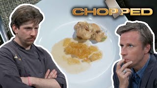 MostShocking Chopped Moments Contestants Undercooked Cake Fail  Food Network [upl. by Yenrab]