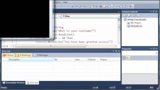 Visual Basic Tutorial  19  Get Length Of Strings [upl. by Dnalrah]