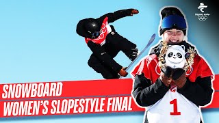 Womens Snowboard Slopestyle Final  Full Replay  Beijing2022 [upl. by Franzoni]