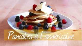 Recette pour faire des pancakes moelleux à laméricaine [upl. by Tristis]