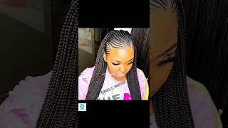 Classic half cornrow braids Hairstyles hairstyles braids hairstyles [upl. by Reema]