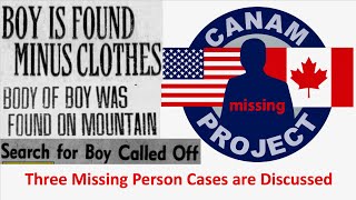 Missing 411 David Paulides Presents Three Missing Person Cases Two Within Two Days [upl. by Portingale]