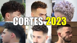 MEJORES CORTES de PELO para HOMBRES este 2023  COMO PEINARSE el CABELLO [upl. by Kcirderfla]