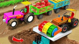 CarWale cartoon kids 🚜 cartoon video cartoon game wale 🚜 kidsvideo छोटेछोटे खिलौने tractor gem 🚜 [upl. by Rosenberger924]