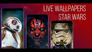 The Best 12 Star Wars Live Wallpaper Android App 2018 [upl. by Golda]