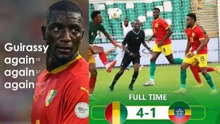 Guinée VS Ethiopie  Eliminatoires Can 2025 Guinée vs EthiopieGuinée vs Ethiopie 41 highlights [upl. by Ahsytal]