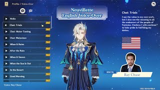 English Neuvillette Voice Lines by Ray Chase Eng Sub [upl. by Anastasia]