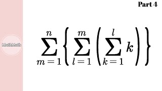 Sequences  HOW TO Sigma Notation Part 4 2 different methods [upl. by Tova166]