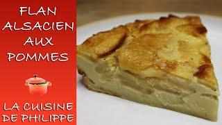 Flan alsacien aux pommes [upl. by Otirecul]