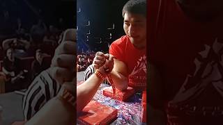 Michael Todd vs Kydirgaly Ongarbaev First Armwrestling Pin 😱💪🏻 shorts sports [upl. by Enytnoel570]