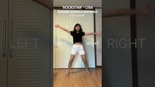 TUTORIAL ’ROCKSTAR‘  리사 LISA tutorial slowed mirrored 리사 lisa rockstar tutorial slowed [upl. by Torres544]