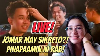 Jomar PINAPAAMIN ni Kalingap Rab Sikretong tinatago iimbestigahan natin sa live reaction Kalingap [upl. by Hadeis]