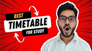 Best Time Table For Study🔥  By Rajeev Kumar  Aims Academy [upl. by Kerrin]