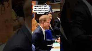 PRINCE HARRY GIVES EMOTIONAL SPEECH IN HONOUR OF LESOTHO amp HIS CHARITY SENTEBALE AT EVENT IN NYC 🥰 [upl. by Alvinia]