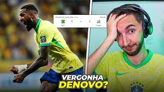 Brasil 1 x 1 Uruguai  GERSON FAZ GOLAÇO MAS BRASIL JOGA MAL DNV😡 [upl. by Urbannai]