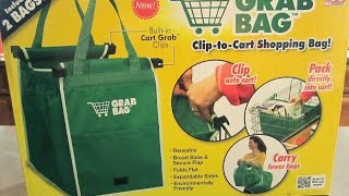 Grab Bag  As Seen On TV Review  Reusable Bags [upl. by Lounge]