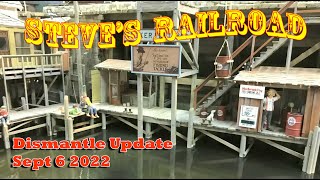 Steve Strebels O scale railroad the tear down continues [upl. by Enylcaj]