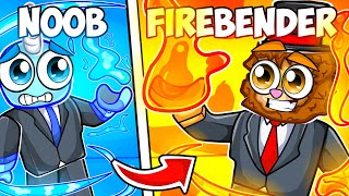 Noob to Pro FIREBENDER in ROBLOX  Robending Online [upl. by Milan]