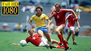 Brazil 40 Poland World Cup 1986  Full highlight 1080p HD  Zico [upl. by Nylidnam]