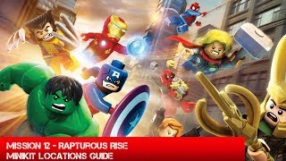 Guide Lego Marvel Superheroes  Rapturous Rise Minikit Locations  The Unhinged Gamer [upl. by Colinson525]