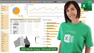 Interactive Excel Dashboards amp ONE CLICK Update [upl. by Johna353]