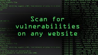 Scan for Vulnerabilities on Any Website Using Nikto Tutorial [upl. by Rutherford]