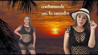 ⭐⭐⭐⭐⭐tutorial salida de playa a crochet parte 2 fácil y rápido crocheteando con la comadre [upl. by Erdda]