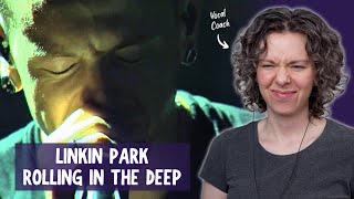 Watching Linkin Park perform quotRolling in the Deepquot LIVE  Reaction and Vocal Analysis [upl. by Nikki]