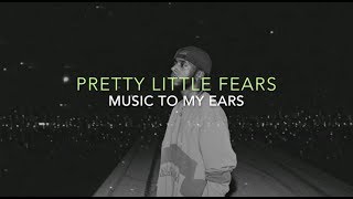 Pretty Little Fears 6lack ft J Cole Clean Lyrics [upl. by Fugazy577]