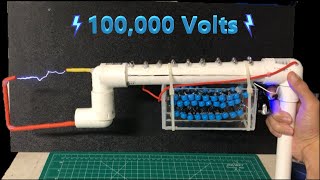 100000 Volts Marx Generator Gun [upl. by Susanna113]