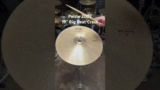 Paiste 2002 19” Big Beat Crash Cymbal Demo [upl. by Farver]