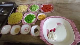 macaroni salad recipe with uzma kitchen [upl. by Oettam]