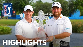 McIlroy and Lowry’s winning highlights from Zurich Classic  2024 [upl. by Maggie]