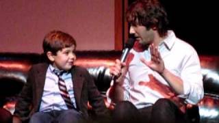 Josh Groban meets Gavin sings with Lauren in New Haven CT [upl. by Reviel98]