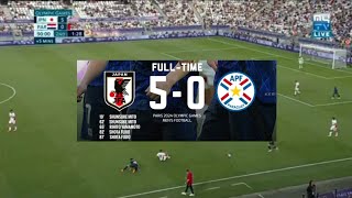 Highlight Japan vs Paraguay 50 Paris 2024 Olympic games mens football [upl. by Melony]