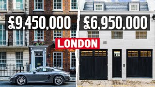 Inside a £9450000 Period House in London’s Mayfair VS a £6950000 Mews House in South Kensington [upl. by Sigmund303]