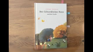 Der klitzekleine Hase und der Fuchs Kinderbuch Bilderbuch Buch Geschichte Mut Freundschaft [upl. by Czarra]