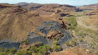 Wittenoom Mine Australia From Above [upl. by Acsicnarf]