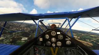 Stearman over Toulouse [upl. by Ecart]