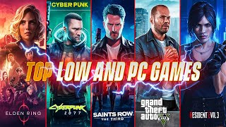 TOP GAMES FOR LOW END PC  INTEL IRIS XE  INTEL UHD 🔥 [upl. by Nona845]