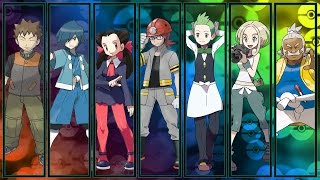 All Pokémon Gym Leader amp Kahuna Themes GEN 17 [upl. by Hamnet]