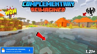 Complementary Reimagined Shaders Minecraft PE 121  Shader MCPE 121 😍 Render Dragon No Clickbait [upl. by Nyral]