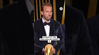 The trophy goes to … HARRY KANE 🏆✨ MiaSanMia FCBayern BallonDor HarryKane [upl. by Ahsini]